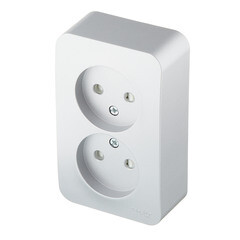 Розетка Systeme Electric Blanca накладная алюминий со шторками (BLNRA001213) - фото 5