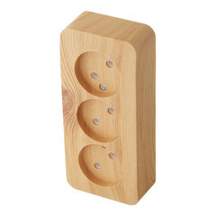 Розетка Systeme Electric Blanca накладная ясень (BLNRA000315) - фото 2