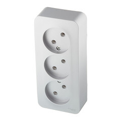 Розетка Systeme Electric Blanca накладная алюминий (BLNRA000313) - фото 5