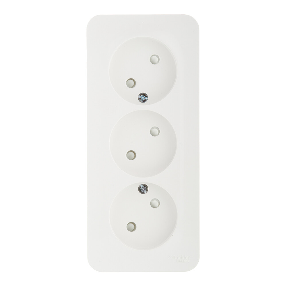 Изображение товара Розетка Systeme Electric Blanca накладная белая со шторками BLNRA001311
