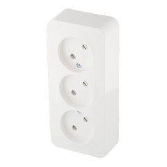 Розетка Systeme Electric Blanca накладная белая со шторками (BLNRA001311) - фото 5