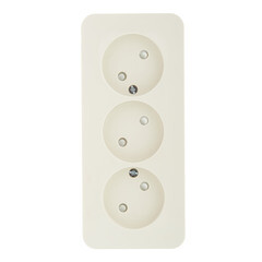 Изображение товара Розетка Systeme Electric Blanca накладная бежевая со шторками (BLNRA001317)