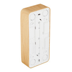 Розетка Systeme Electric Blanca накладная ясень со шторками (BLNRA001315) - фото 3