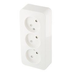 Розетка Systeme Electric Blanca накладная молочная со шторками (BLNRA001312) - фото 2