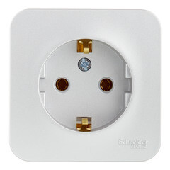 Изображение товара Розетка Systeme Electric Blanca накладная алюминий (BLNRA010113)