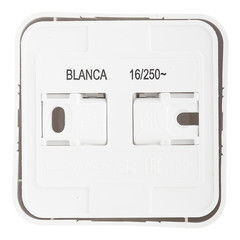 Розетка Systeme Electric Blanca накладная молочная (BLNRA010112) - фото 4