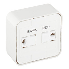 Розетка Systeme Electric Blanca накладная белая компакт (BLNRA110111) - фото 3