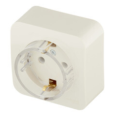 Розетка Systeme Electric Blanca накладная бежевая компакт (BLNRA110117) - фото 5