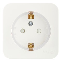 Изображение товара Розетка Systeme Electric Blanca накладная белая со шторками компакт (BLNRA111111)