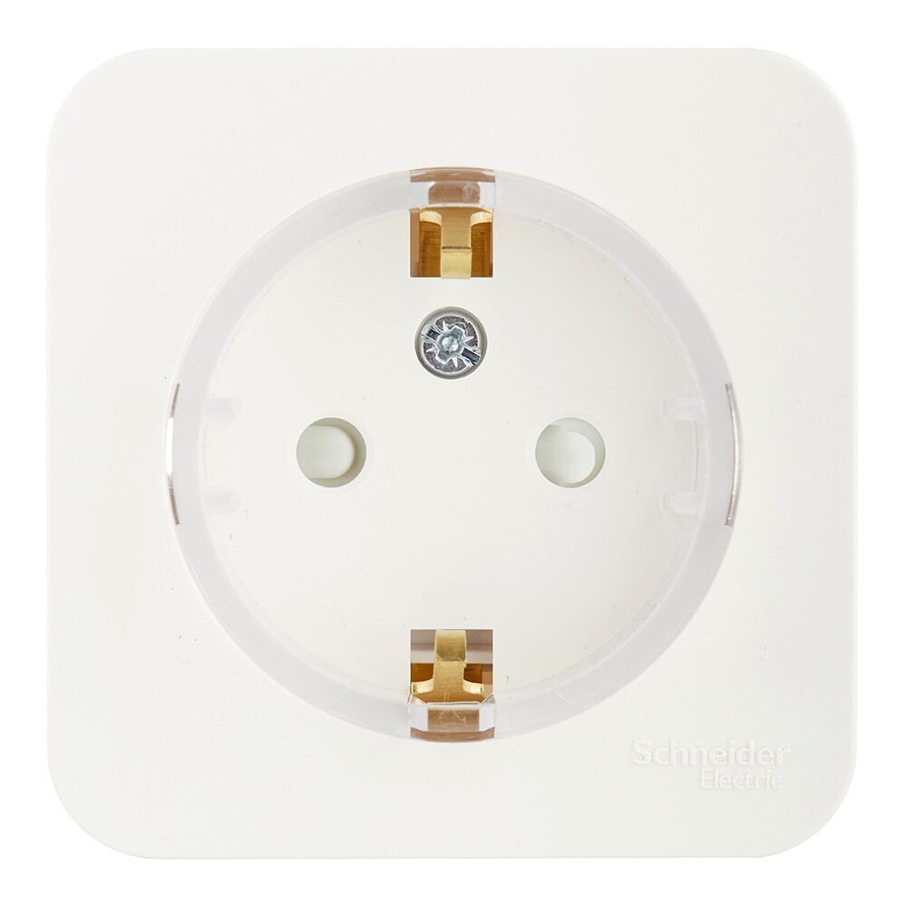 Изображение товара Розетка Systeme Electric Blanca накладная белая со шторками IP20