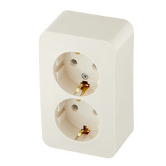 Розетка Systeme Electric Blanca накладная бежевая (BLNRA010217) - фото 5