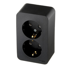 Розетка Systeme Electric Blanca накладная антрацит (BLNRA010216) - фото 5