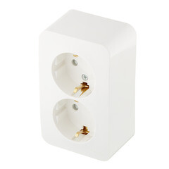 Розетка Systeme Electric Blanca накладная молочная со шторками (BLNRA011212) - фото 5