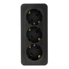 Розетка Systeme Electric Blanca накладная антрацит (BLNRA010316) - фото 1