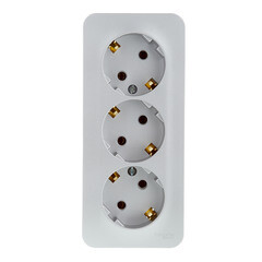 Изображение товара Розетка Systeme Electric Blanca накладная алюминий (BLNRA010313)