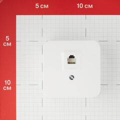 Розетка телефонная Systeme Electric Blanca накладная белая (BLNIA011001) - фото 2