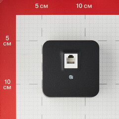 Розетка телефонная Systeme Electric Blanca накладная антрацит (BLNIA011006) - фото 2