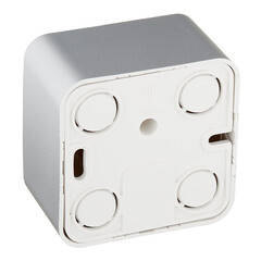 Розетка телефонная Systeme Electric Blanca накладная алюминий (BLNIA011003) - фото 4