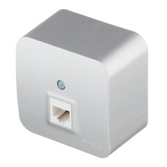 Розетка компьютерная Systeme Electric Blanca накладная алюминий RJ45 (BLNIA045003) - фото 5