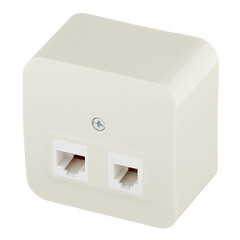 Розетка компьютерная Systeme Electric Blanca накладная бежевая 2хRJ45 (BLNIA045457) - фото 5