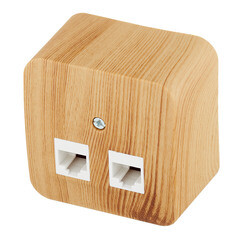 Розетка компьютерная Systeme Electric Blanca накладная ясень 2хRJ45 (BLNIA045455) - фото 5