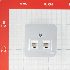 Розетка компьютерная Systeme Electric Blanca накладная алюминий 2хRJ45 (BLNIA045453) - фото 3