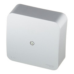 Коробка распределительная Systeme Electric Blanca накладная алюминий (BLNRK000013) - фото 3