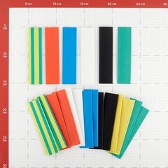 Трубка термоусадочная Navigator ТУТ 14/7 мм 100 мм 7 цветов (21 шт.) - фото 2