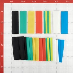 Трубка термоусадочная Navigator ТУТ 18/9 мм 100 мм 7 цветов (21 шт.) - фото 2