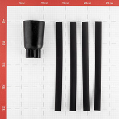 Муфта концевая КВТ 4ПКТп 2,5-10 кв. мм мини черная - фото 2