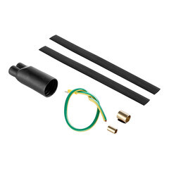 Муфта концевая КВТ 2ПКТп(б) 2,5-10 кв. мм мини черная - фото 2