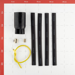 Муфта концевая КВТ 4ПКТп(б) 2,5-10 кв. мм мини черная - фото 2