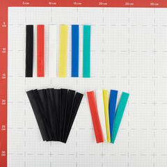 Трубка термоусадочная КВТ Колорит ТНТ HF 8/4 мм 100 мм 6 цветов (20 шт.) - фото 3