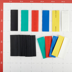 Трубка термоусадочная КВТ Колорит ТНТ нг 20/10 мм 100 мм 6 цветов (20 шт.) - фото 2