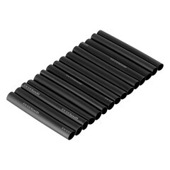 Трубка термоусадочная КВТ Гермокомплект ТТК 9/3 мм L100 мм черная (15 шт.) - фото 3