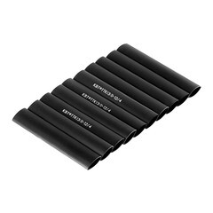 Трубка термоусадочная КВТ Гермокомплект ТТК 12/4 мм 100 мм черная (10 шт.) - фото 2