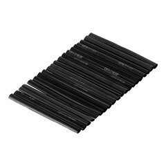 Трубка термоусадочная КВТ Монохром ТНТ нг 6/3 мм 100 мм черная (20 шт.) - фото 3