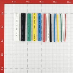 Трубка термоусадочная Rexant Multicolor ТУТ 2/1 мм 100 мм 6 цветов (13 шт.) - фото 8