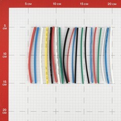 Трубка термоусадочная Rexant Small Tube ТУТ 2/1 мм 100 мм 6 цветов (20 шт.) - фото 11