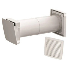 Клапан приточный WIVE 100 с термостатом/ с белой вентиляционной решеткой