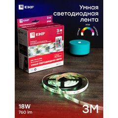 Лента светодиодная умная EKF Connect RGBW 3 м (slswf-3-rgbw) - фото 4
