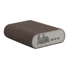 Брусок шлифовальный Flexifoam Round Block 98х69х26мм Р60 влагостойкий скошенный