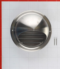 Выход вентиляционный стенной стальной Era d150 мм - фото 3