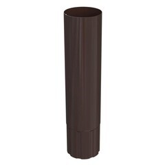 Труба d 100 мм 3 м.п. GLC PVC коричневый RAL 8019