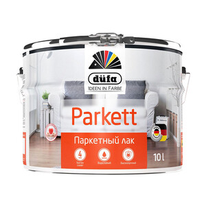 Лак алкидно-уретановый паркетный Dufa Parkettlack полуматовый ...