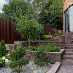 Искусственный камень White Hills Фьорд Лэнд темно-коричневый (24 шт.=0,8 кв.м) - фото 8