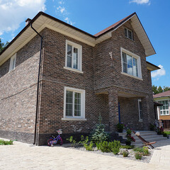 Искусственный камень White Hills Лондон Брик кофейный (60 шт.=1,16 кв.м) - фото 9