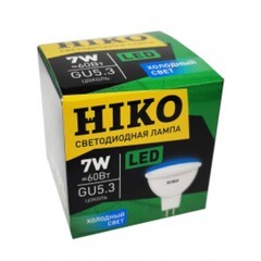 Лампа светодиодная HIKO 7 Вт GU5.3 рефлектор 4000K (QH14)