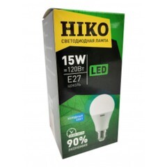 Лампа светодиодная HIKO 15 Вт E27 груша 4000K (QH12)