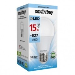 Лампа светодиодная Smartbuy 15 Вт E27 груша A60 4000К
